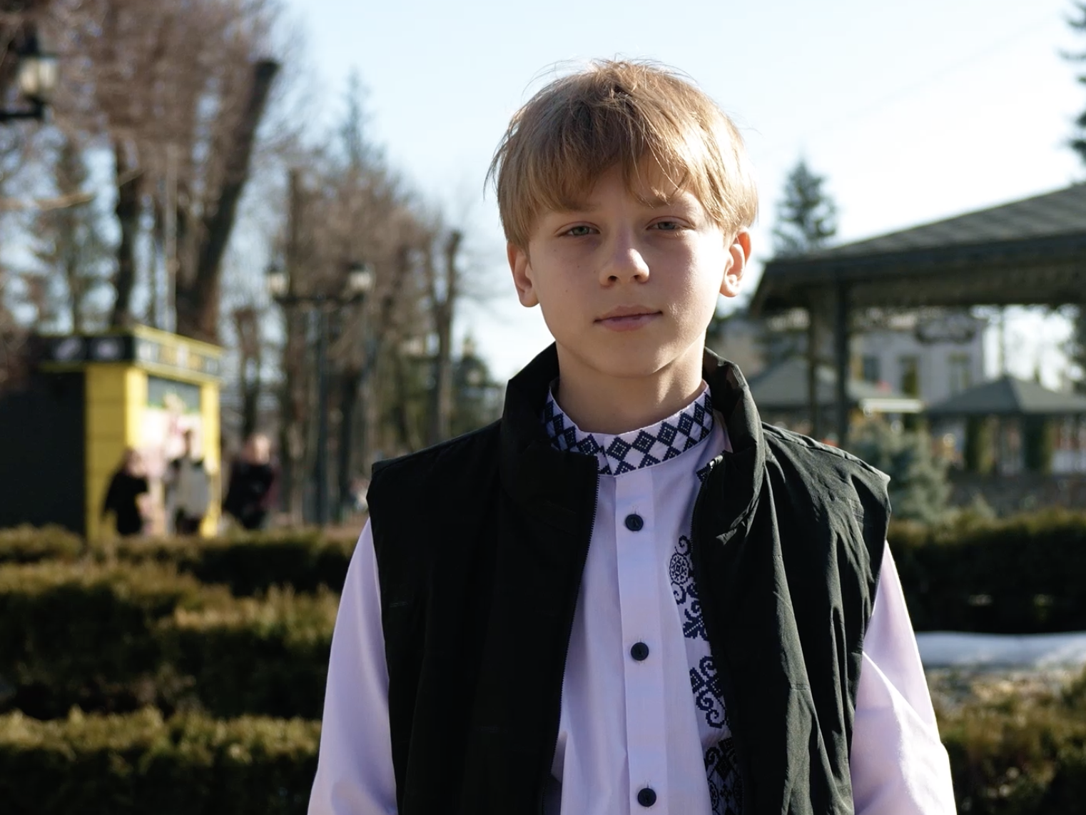 Хлопчик в Україні